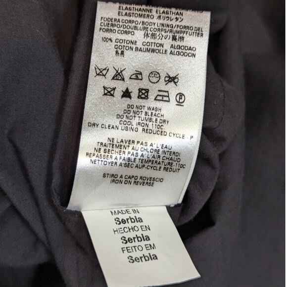 See by Chloe Wool Sheath Dress Black Size 4 - Picture 6 of 16